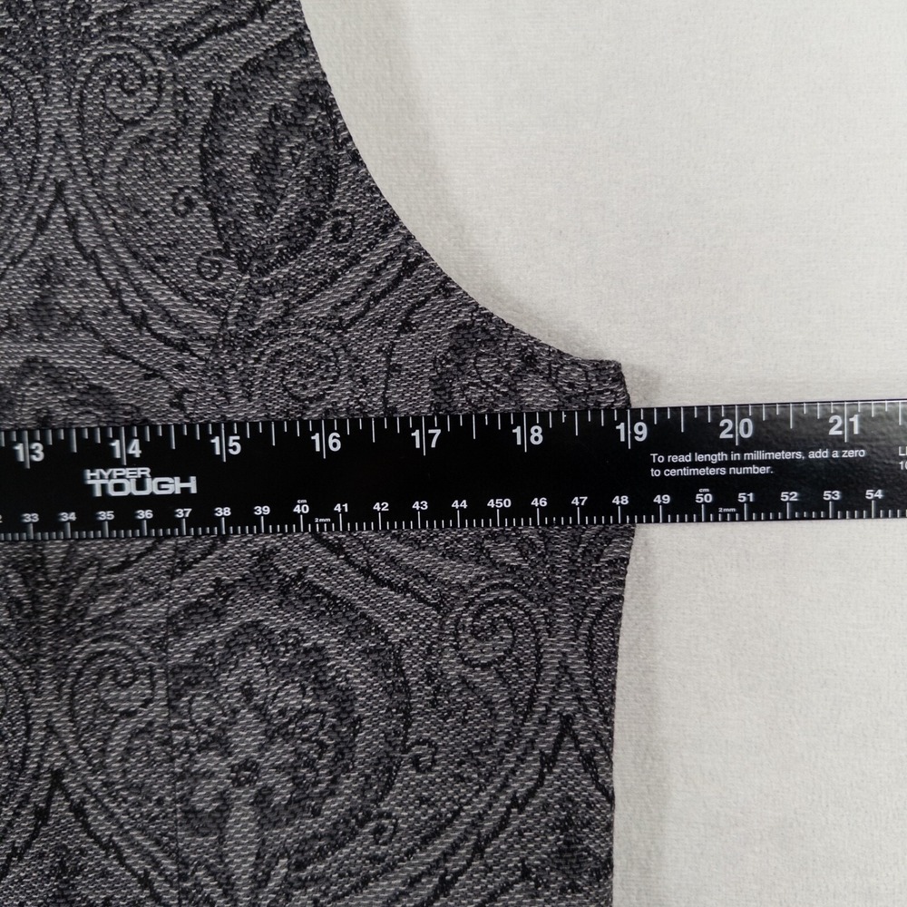 Pendleton Vest Womens Medium Gray Wool Brocade Da… - image 5